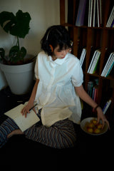 Melo Shirring Blouse (2color)
