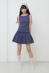 Darlene Mini Dress Navy