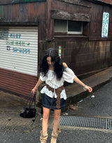 ハートアンティークエスニックワイドベルト