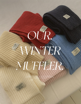 #Warp Basic Waffle Knit Muffler (6color)