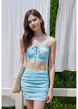 Freesia Top&Bottom Set Blue