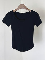 モダルUネックTシャツ (4C)