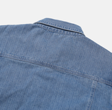  Liu Western Snap Button Denim Shirt