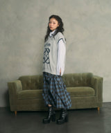 UNISEX エンブレムシャギーベスト