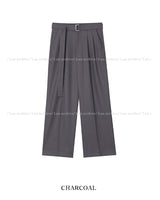 Rings Belted Wide Slacks