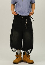 TR Cargo Pocket Denim Pants