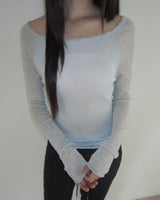 Tarom Raglan Long-Sleeve Knit Top