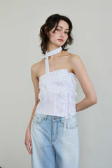 ELFIN SCARF TOP / WHITE