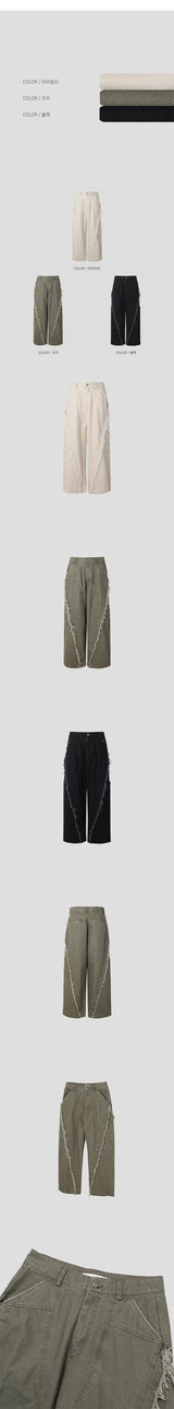 [Unisex] ローカットワイドパンツ (3color)