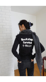 バックタイポスリーブトップ