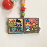 Square Mirror Keychain/四角いミラーキーホルダー