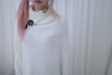 Yui button knit cape (3color)
