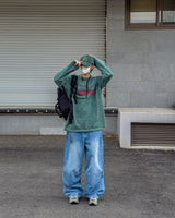 クルー トラック ピグメント ロングスリーブ Tシャツ