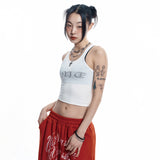 ENE See-through Sleeveless - WHITE