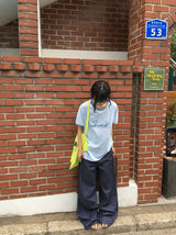 AC Non-Fade Summer Wide Denim Pants