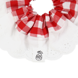チェックレーススクランチー(3 COLORS)