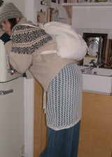 Soft Fur Backpack_Ivory