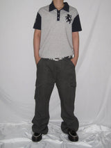 Color-Block Big Pony Standard Polo T-Shirt (3c)