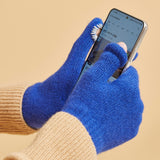 two hole touch finger touch gloves