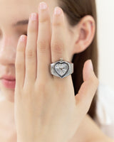  Heart Signet Ring Watch