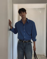 Konen Cotton Basic Long Sleeve Shirt