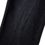 ダイアゴナルカットデニムパンツ