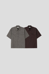 Beam Western Check Cropped Shirt