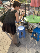 バニーチェックワンピース