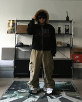 [Fleece] OW ラクーンフーデッドジップアップ (2C)