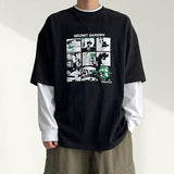 ガットウィット レイヤード スウェットシャツ Tシャツ (3 colors)