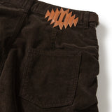 Built mild pants / Dark brown