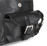 Nostalgia Puffy Backpack Black