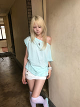 AQUA DRAPE TOP