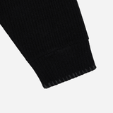 Stitch Knit Hood Zip-up
