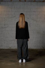FAIRY WOOL LONG SLEEVE / BLACK