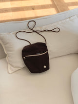 mini pocket bag - corduroy brown