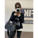[Unisex] スタッドレザークロスモーターバッグ