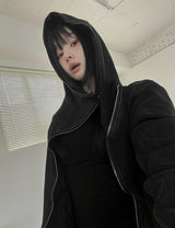 Sasin Vintage Pigment Hood Zip-Up