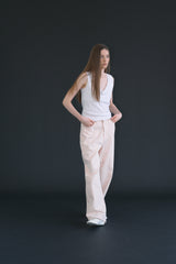 T/T Corsage sleeveless top (white)