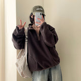 Undun インシジョンカラーレーションハーフジップフリース