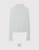 KNデイリーレディースタートルネックTシャツ（4色）
