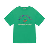 ウィッティグラフィックプリント T シャツ