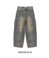 Mount multi cargo denim pants