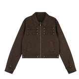 Celine Stud Strap Zip Jacket