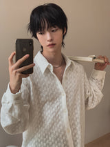 クロシェットロングスリーブシャツ