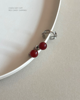 レッドキャンディーピアス