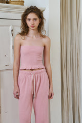 Waffle comfort top_pink
