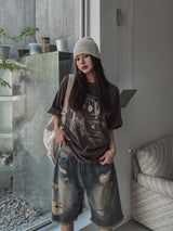 エヴリシングプリンテッドピグメント半袖Tシャツ