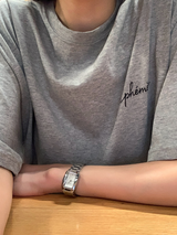 リア メール レタリング ショート スリーブ Tシャツ / 3カラー