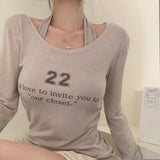 [MADE] Nard, see-through lettering T-shirt